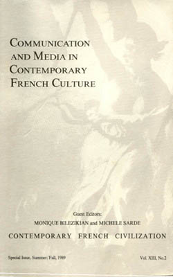 Communication and media in contemporary french culture